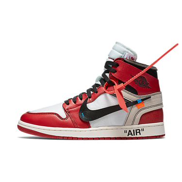 Кецове и обувки Jordan Off-White x Air Jordan 1 Retro High "Chicago" Червено | AA3834-101, 0