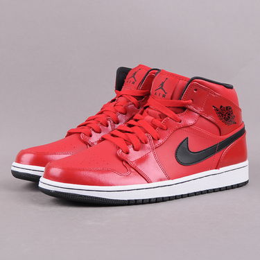 Кецове и обувки Jordan Air Jordan 1 Retro Mid "Gym Red" Червено | 554724-602, 1