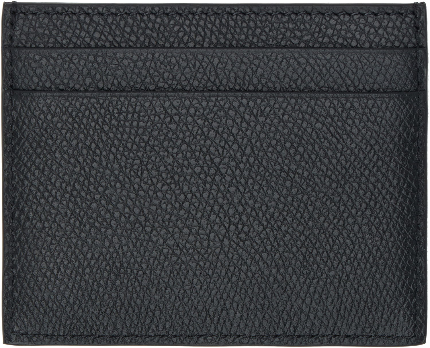 Портфейл Valentino Grainy Leather Card Holder Черно | 6Y2P0V09UAG, 1