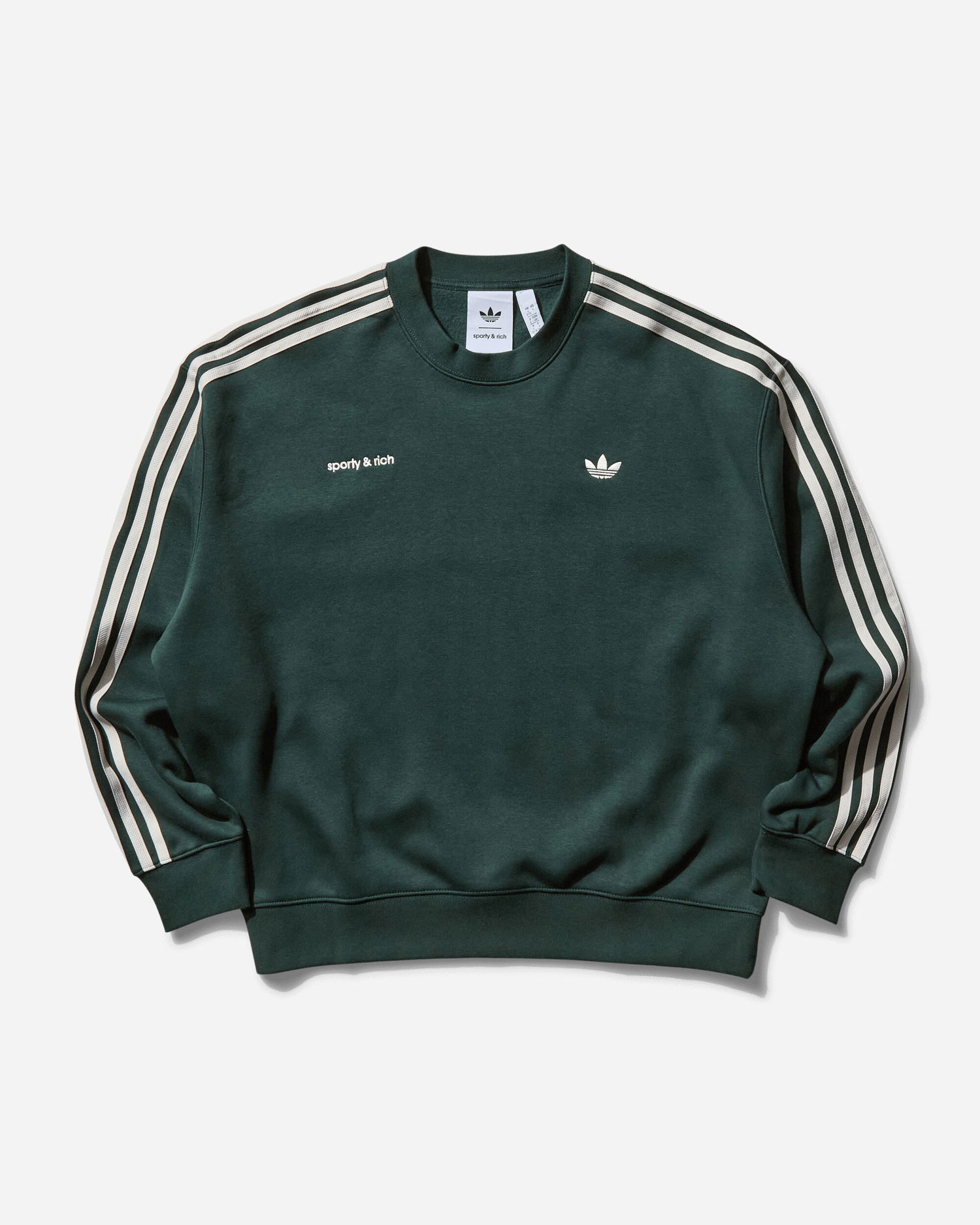 Пуловер adidas Originals Sporty & Rich Sweatshirt Зелено | JN5320, 1