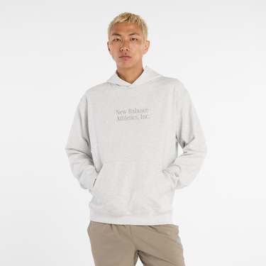 Суитчър New Balance Pullover Hooded Sweatshirt Сиво | NBMT53925AHH, 0