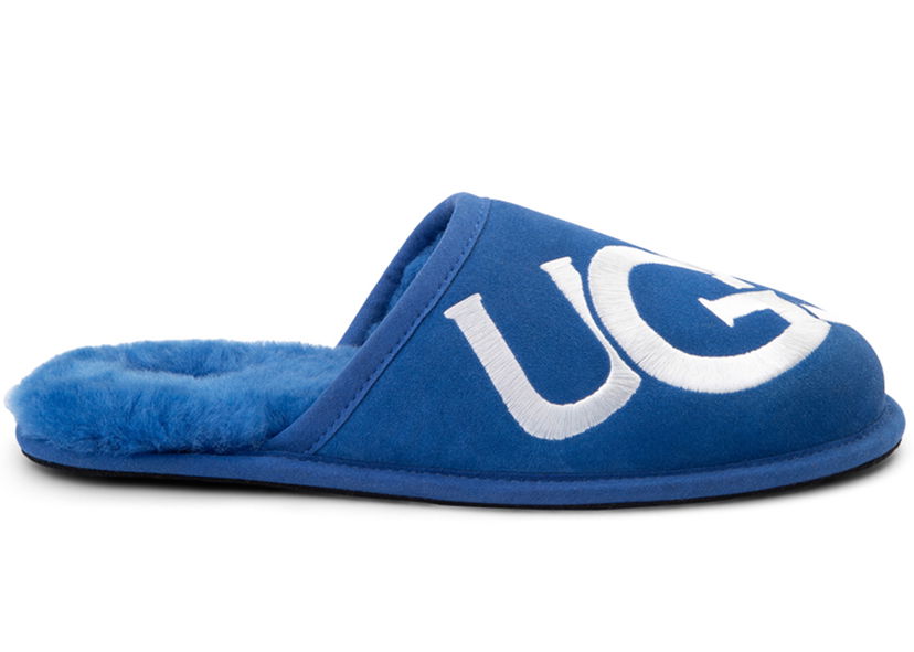 Облекло и аксесоари UGG Scuff Logo Slipper Classic Blue White Черно | 1101324-CBLW