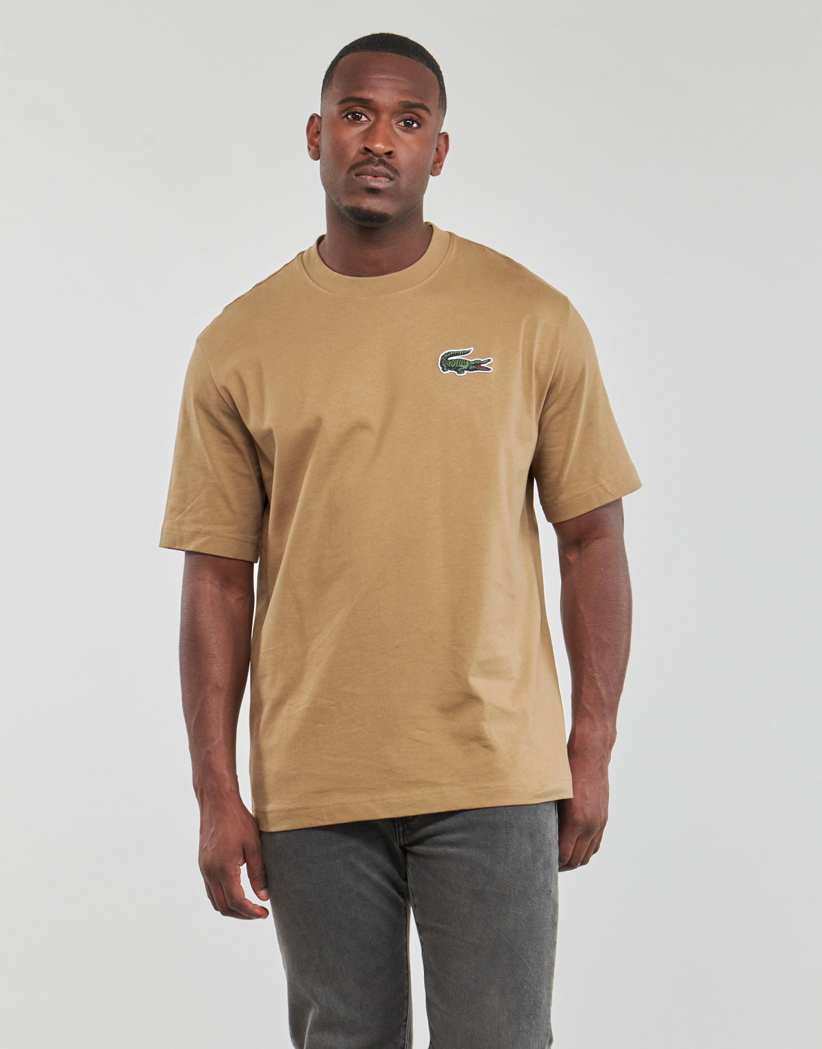 Тениска Lacoste Tee Бежово | TH0062-SIX, 1