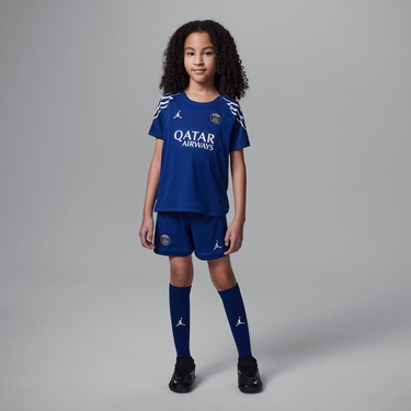 Фланелка Jordan Jordan Paris Saint-Germain 2025 Stadium Fourth Kit Set - Little Kids Синьо | HJ0930-493, 0