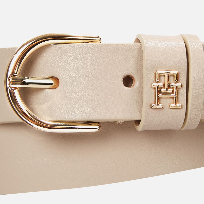 Колани Tommy Hilfiger Essential Effortless Leather Belt - 80cm Бежово | AW0AW15766AES