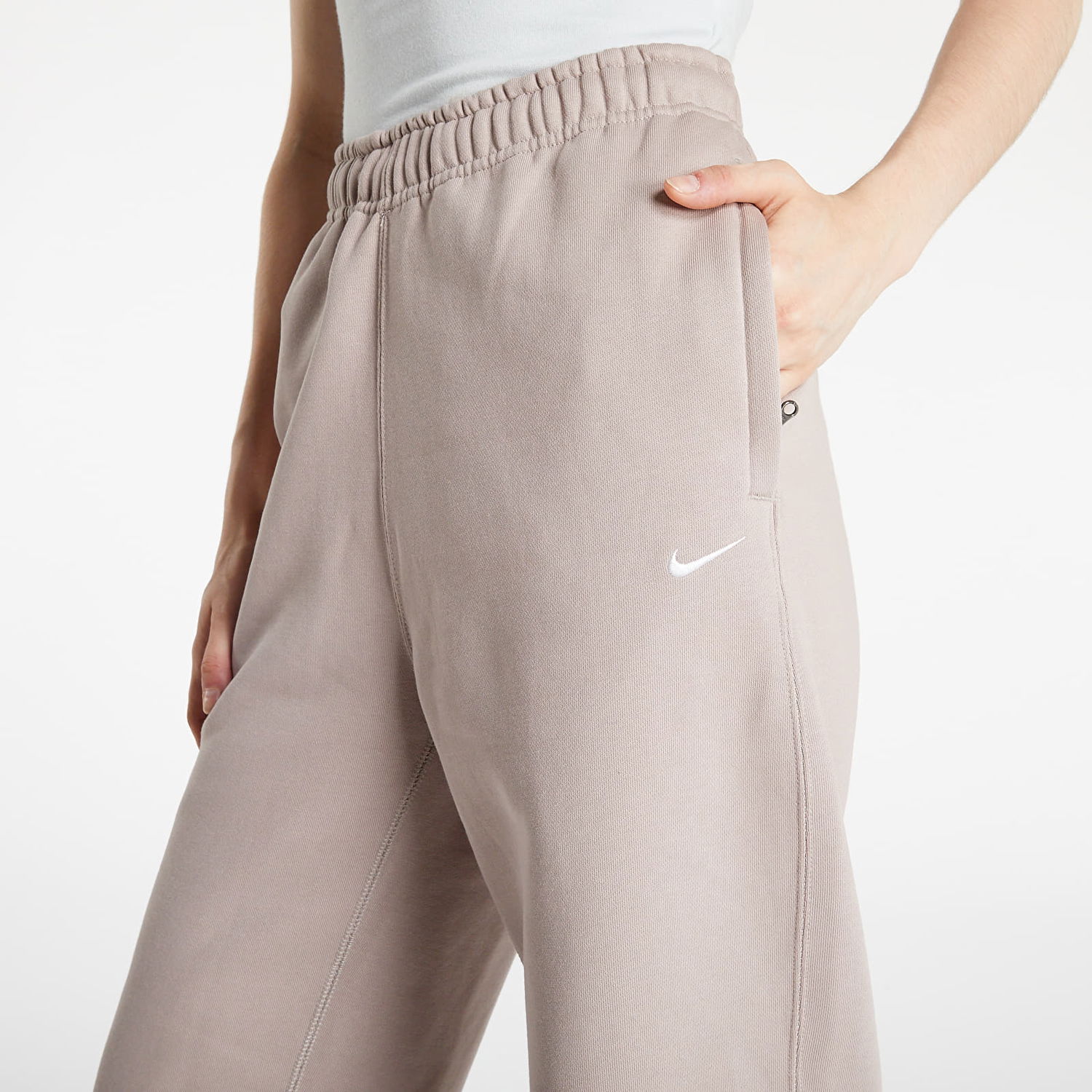 Спортни панталони Nike Lab NRG Solo Swoosh Fleece Pant Бежово | CW5565-245, 1