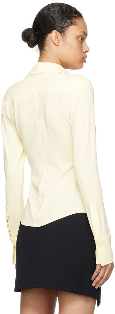 Риза The Attico Attico Elton Fitted Shirt Жълто | 241WCH21 A014, 2