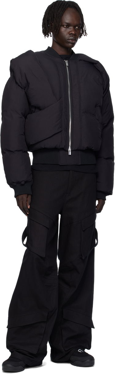 Яке бомбър HELIOT EMIL Heliot Emil Altair Puffer Bomber Jacket Черно | AW25_M_02_163_BLK01, 3
