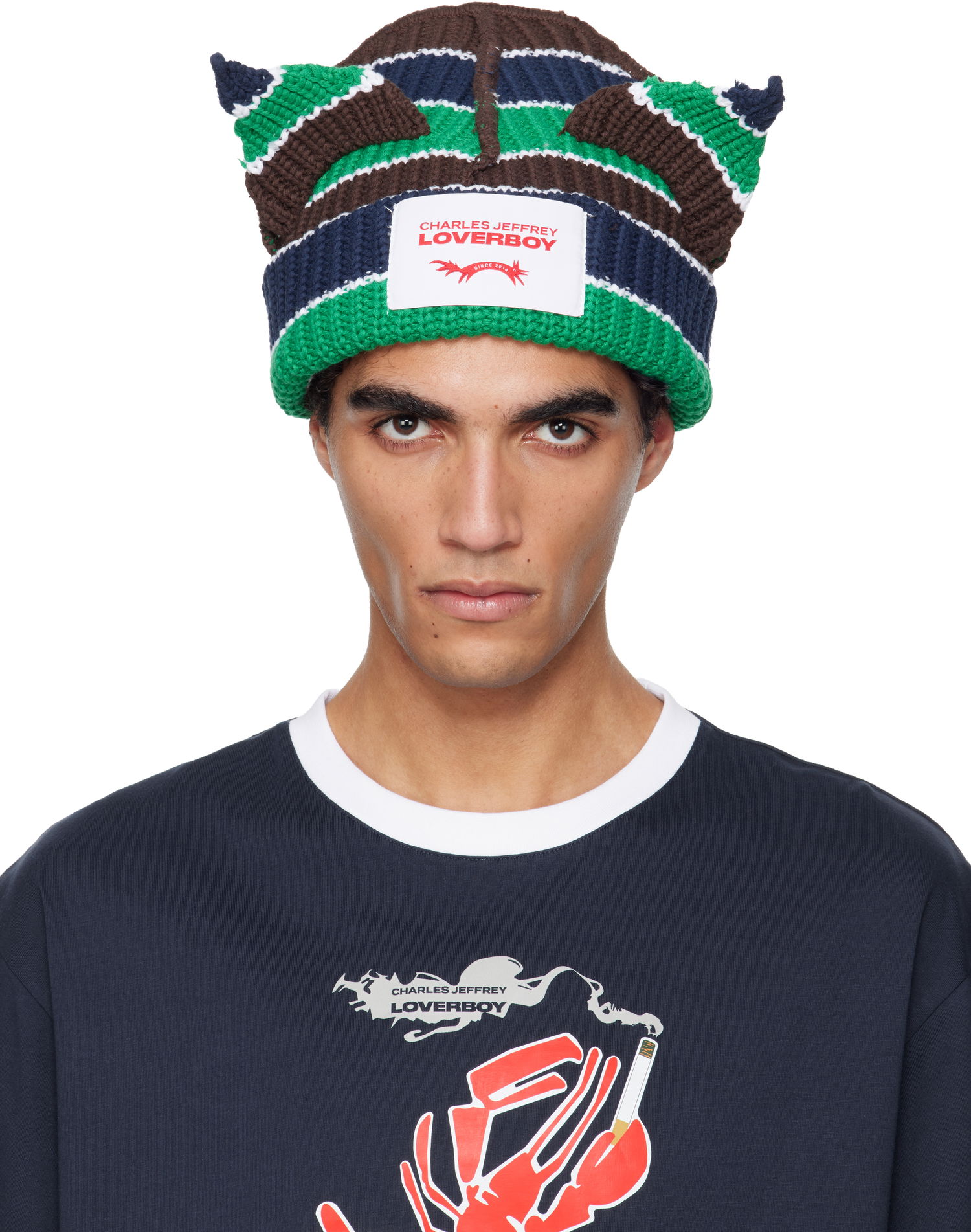 Шапка Charles Jeffrey Loverboy Charles Jeffrey LOVERBOY Chunky Ears Beanie Многоцветен | 052130107, 0