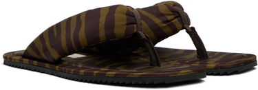 Облекло The Attico Attico Indie Flip-Flops Кафяво | 250WSH00797 PAA014PR, 3