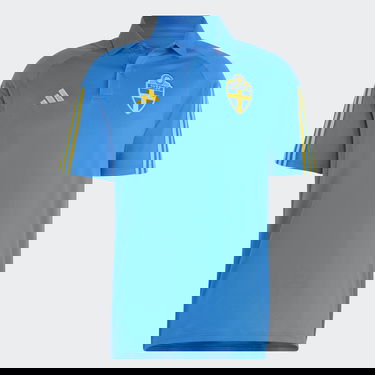 Поло тениска adidas Performance Sweden Tiro 23 Синьо | HD8984, 3