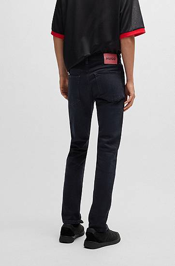 Дънки BOSS Extra-Slim Fit Stretch Denim Jeans Тъмно синьо | 50517493, 1
