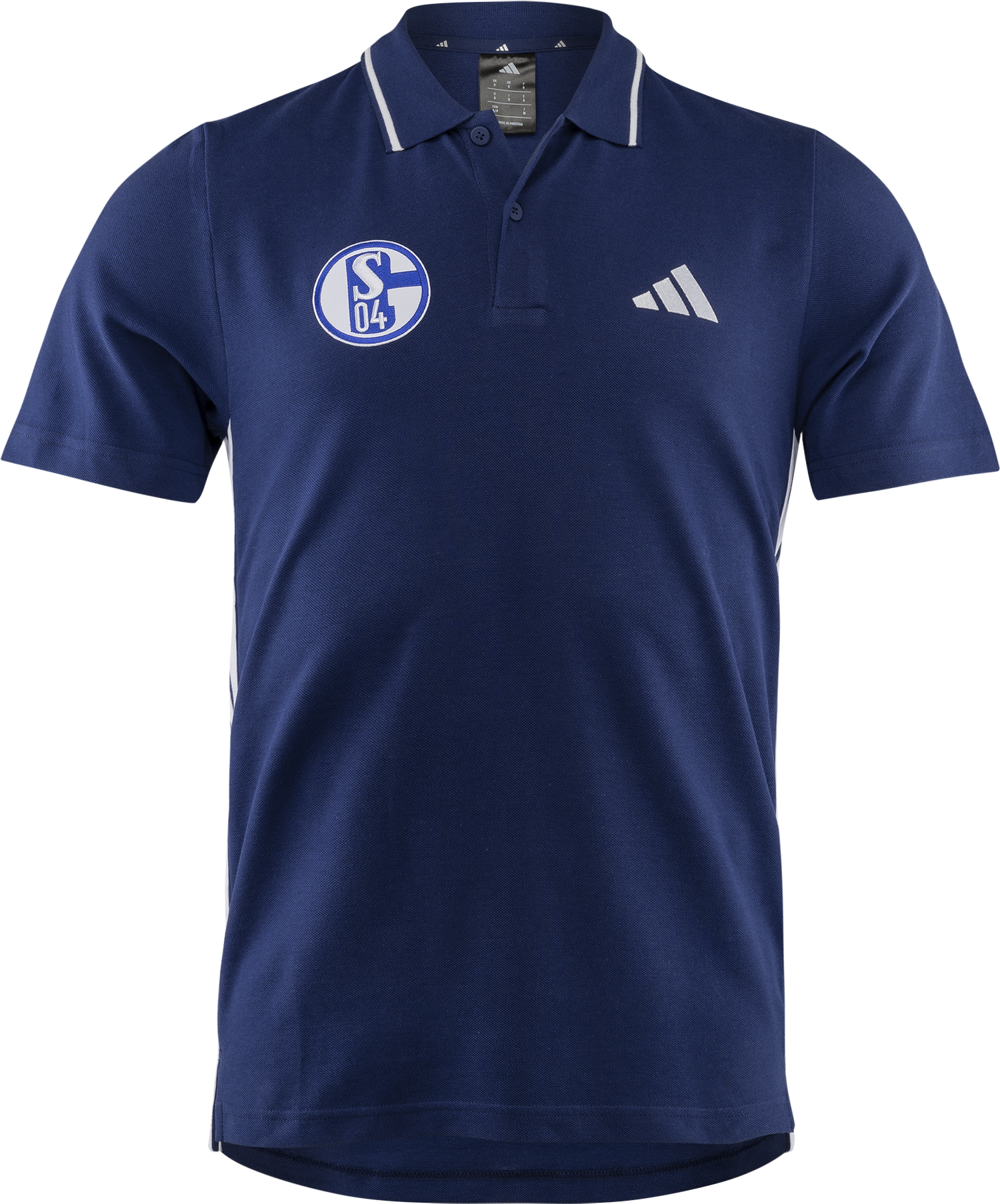 Поло тениска adidas Originals FC Schalke 04 Team Polo Shirt Тъмно синьо | 6s04je6382, 0