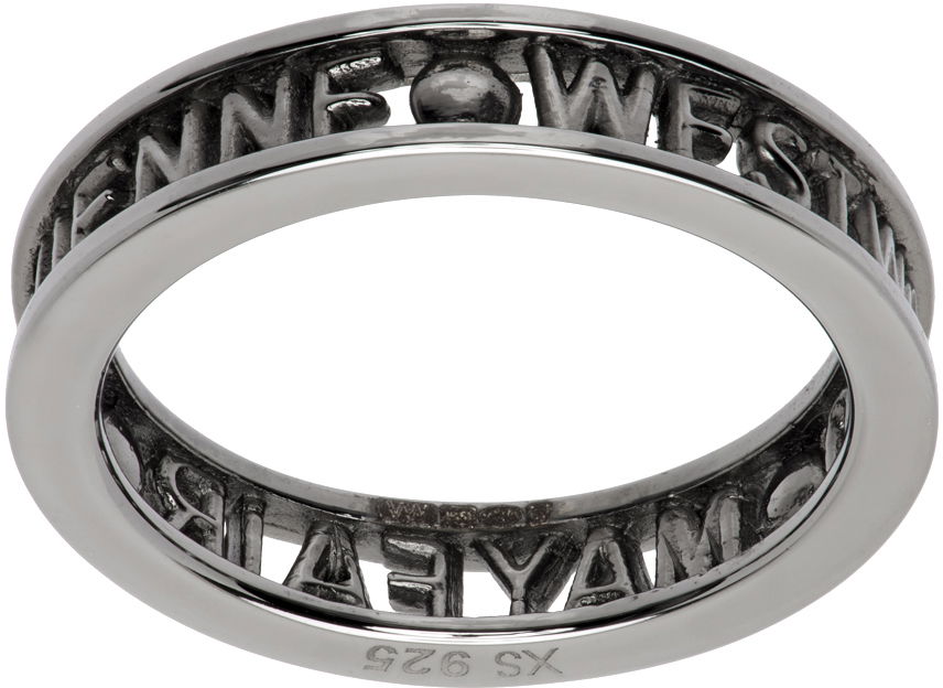 Пръстен Vivienne Westwood Gunmetal Westminster Ring Металик | 64040016-01S001-FJ, 0