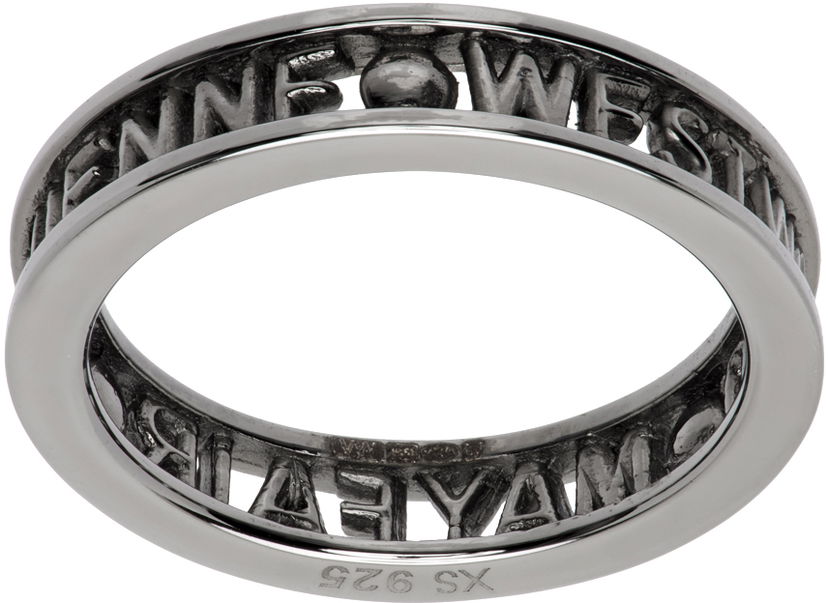 Пръстен Vivienne Westwood Gunmetal Westminster Ring Металик | 64040016-01S001-FJ