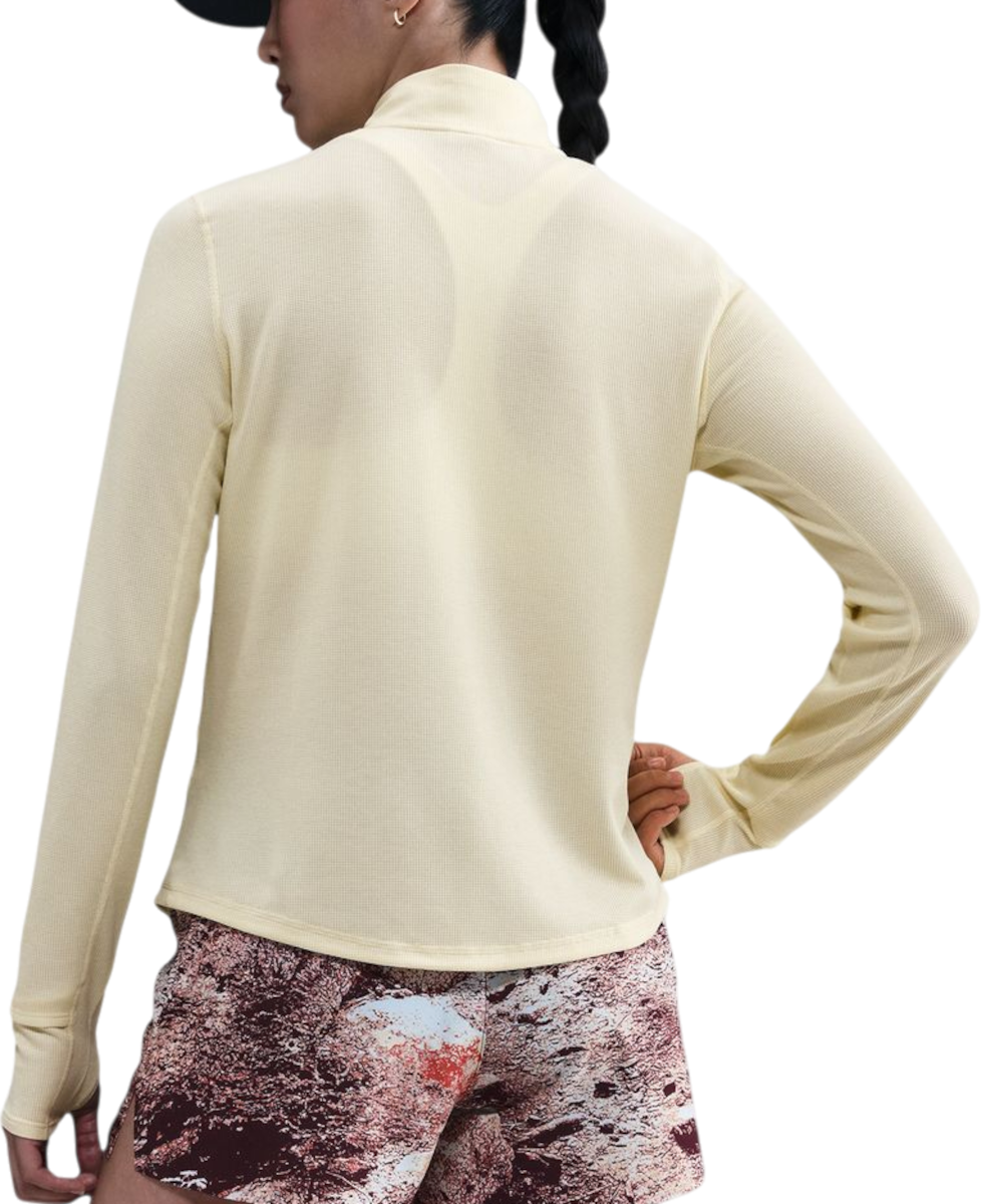 Тениска Nike Trail Quarter-Zip Ribbed Long Sleeve Top Жълто | hj2248-745, 1