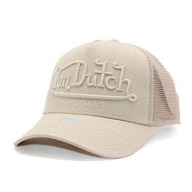Шапка с козирка Von Dutch Von Dutch Trucker Riverside Twill Cap Бежово | VD-7030854, 0