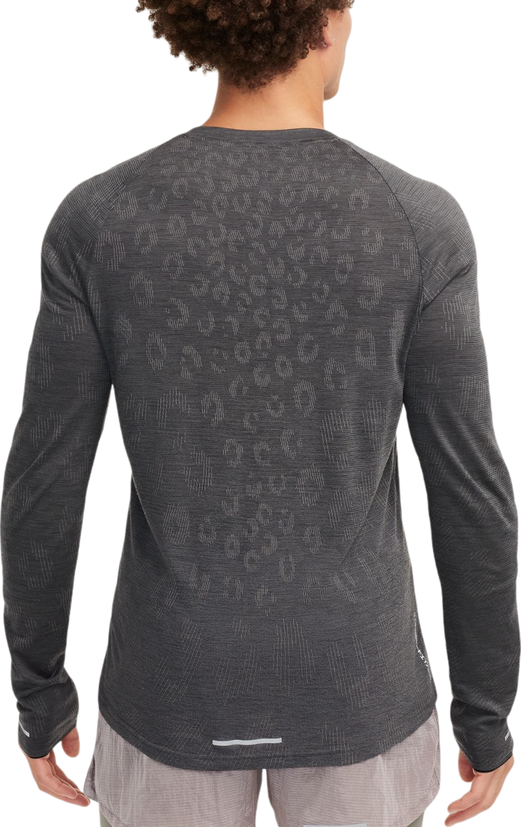 Тениска Nike Running Long Sleeve T-Shirt Сиво | fz1125-010, 1