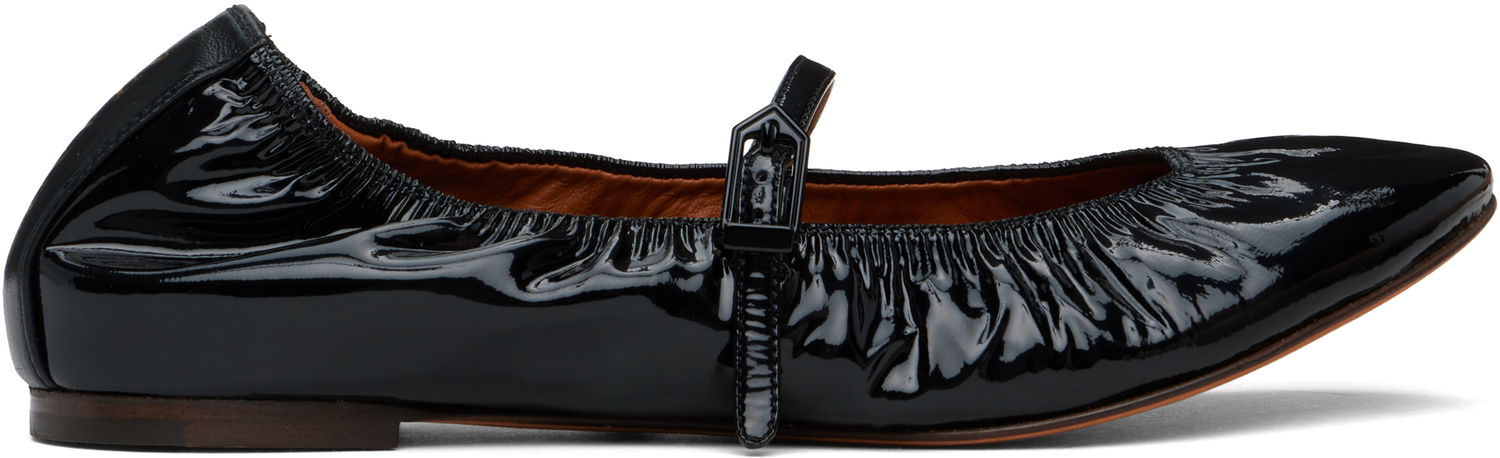 Облекло LANVIN Lanvin Mary Jane Glossy Leather Ballerinas Черно | FW-BAMB05-GLOS-H24, 0