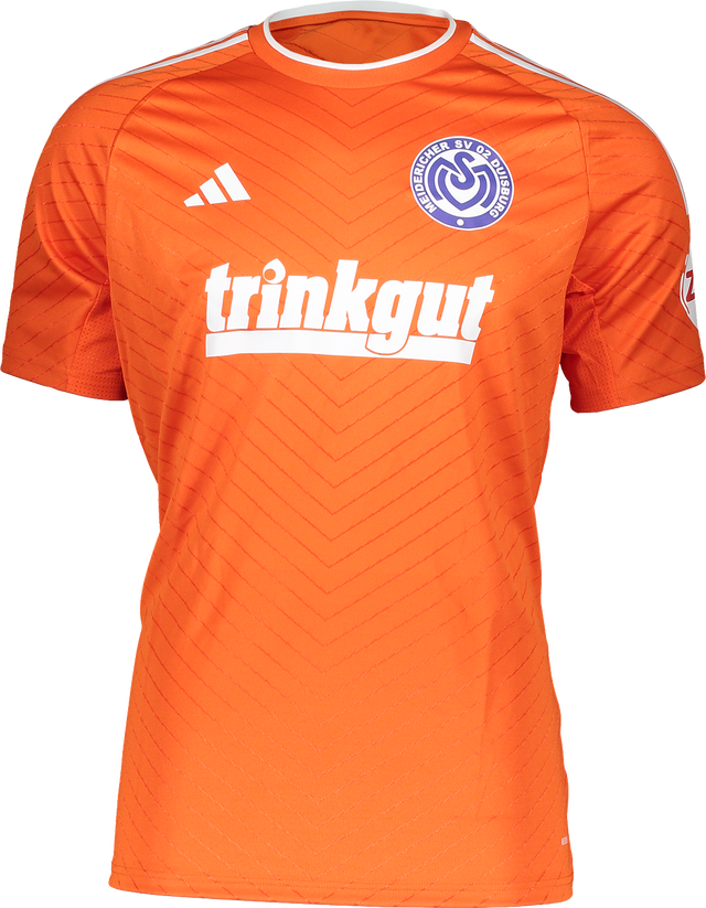 MSV Duisburg 2024/2025 Chevron Pattern Jersey