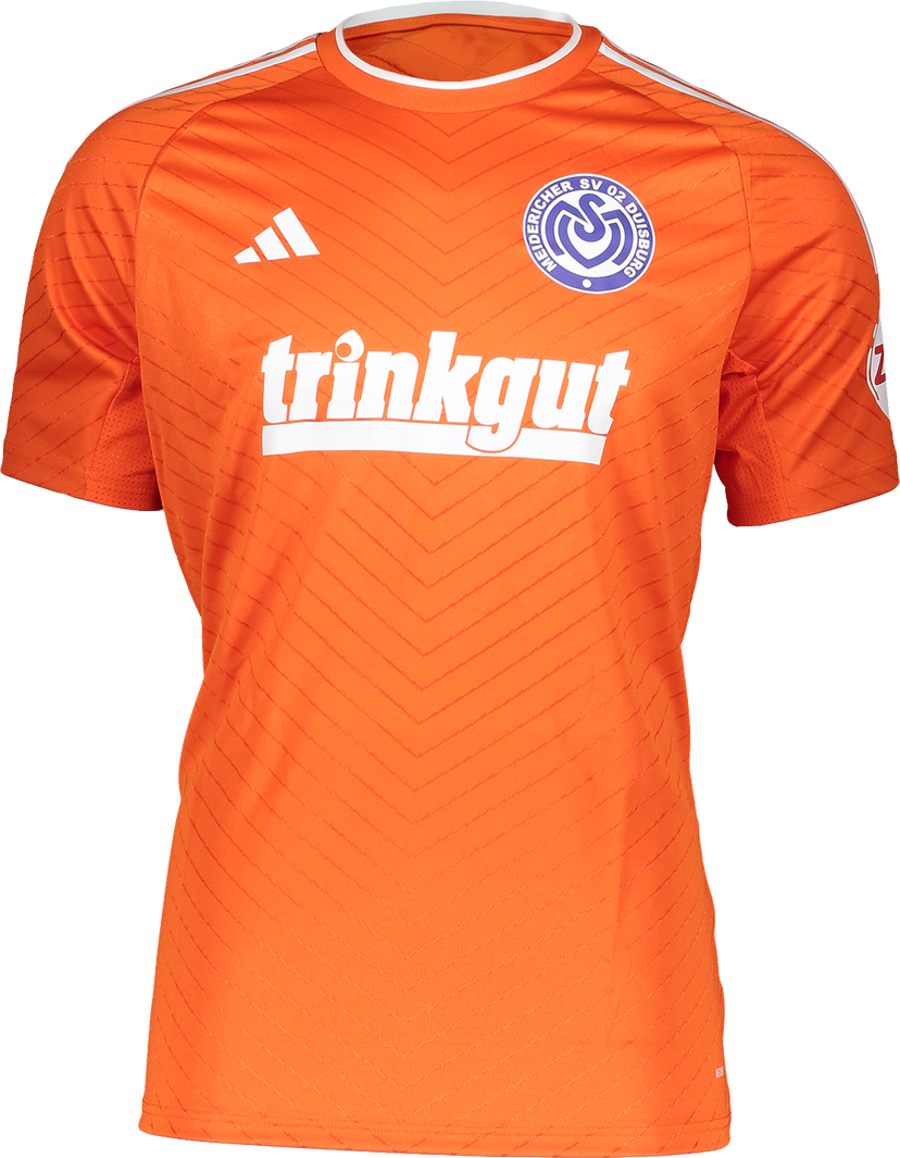 Фланелка adidas Originals MSV Duisburg 2024/2025 Chevron Pattern Jersey Оранжево
 | msv4ic1243