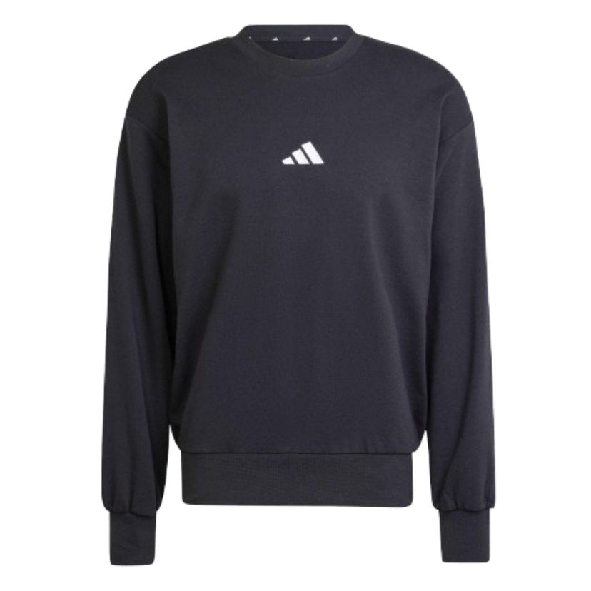 Суитчър adidas Originals Essentials FeelCozy French Terry Sweatshirt Тъмно синьо | JE3837