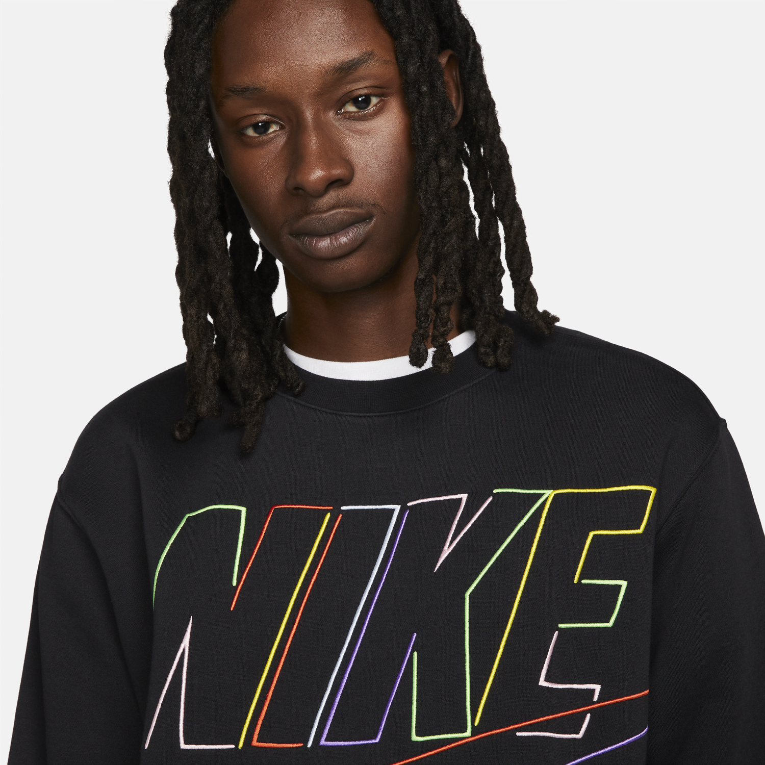 Суитчър Nike Club Fleece+ Crewneck Sweatshirt Черно | DX0529-010, 1