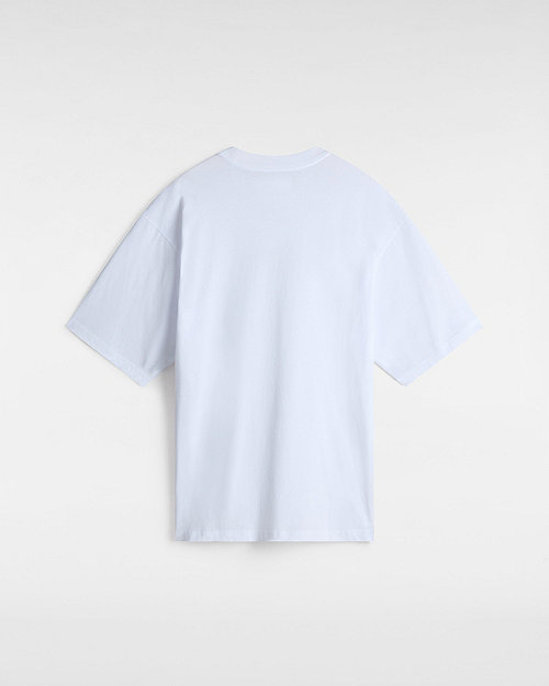 Тениска Vans Retro V T-shirt Бяло | VN000HFZWHT, 1