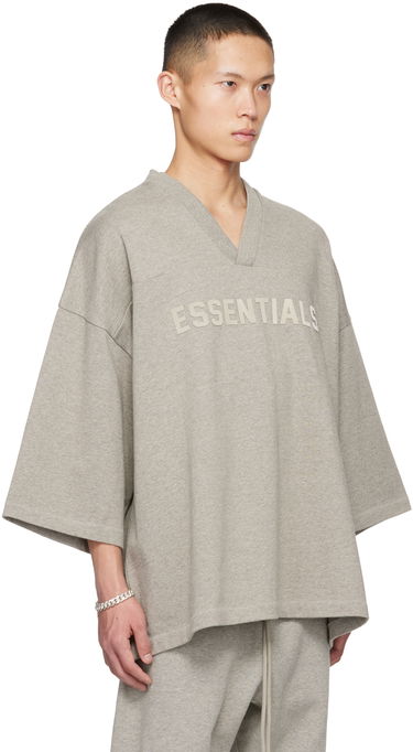 Тениска Fear of God Essentials Football T-Shirt Сиво | 125SP244103F, 1