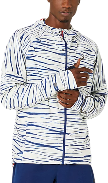 Яке Asics METARUN SHIBORI WATERPROOF JACKET Бяло | 2011d124-200, 0
