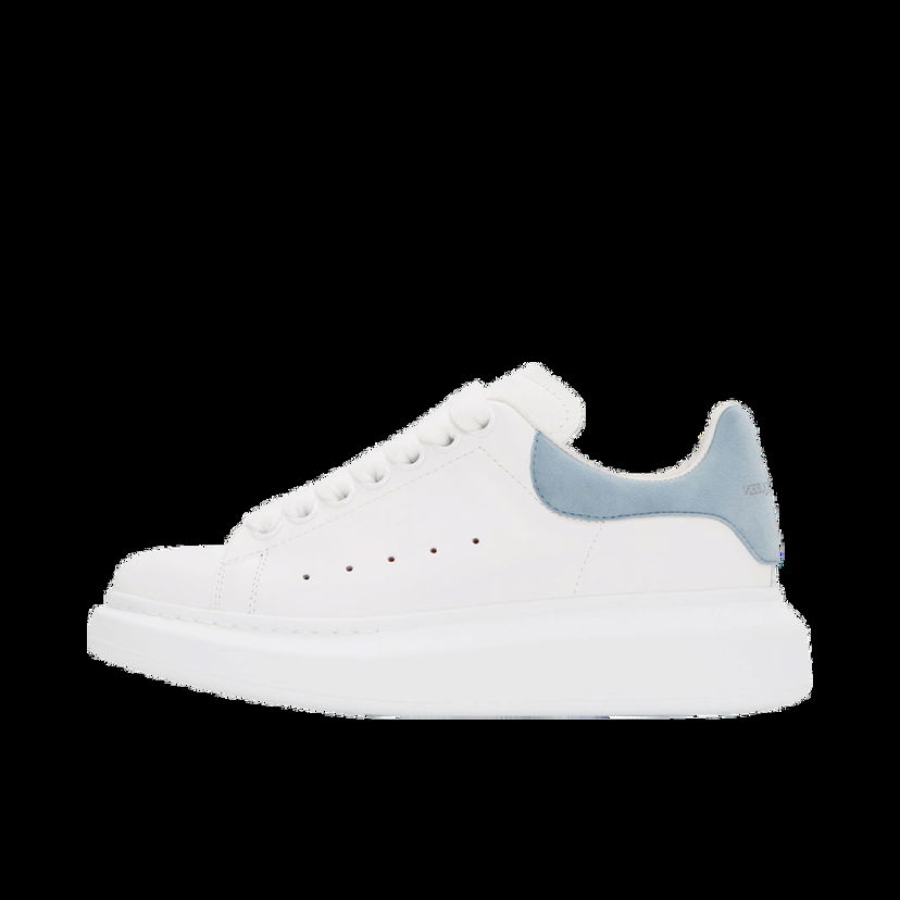 Кецове и обувки Alexander McQueen Oversized Sneakers "White & Blue" Бяло | 553770 WHGP7