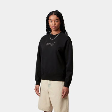 Суитчър Carhartt WIP W' Wiptopia Script Sweatshirt Черно | I035515_26, 0