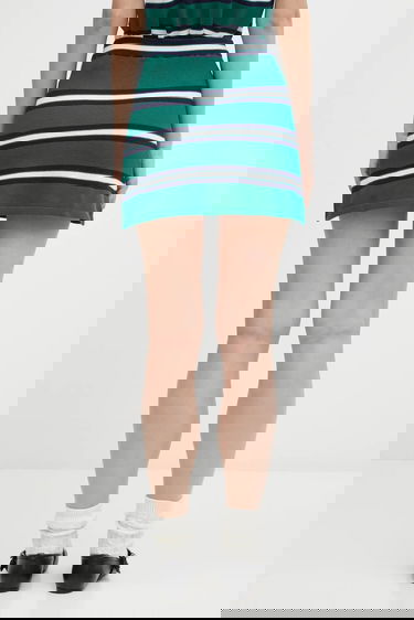 Пола Sporty & Rich Silk Pique A-line Mini Skirt Многоцветен | SK016621300GR50, 2