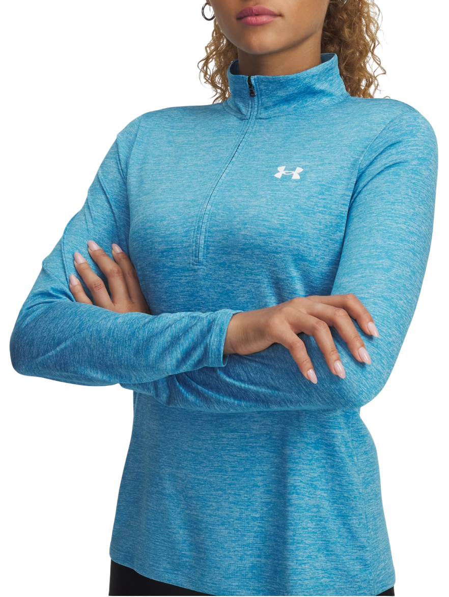 Суитчър Under Armour Under Armour Tech 1/2 Zip Sweatshirt Синьо | 1384225-452, 0
