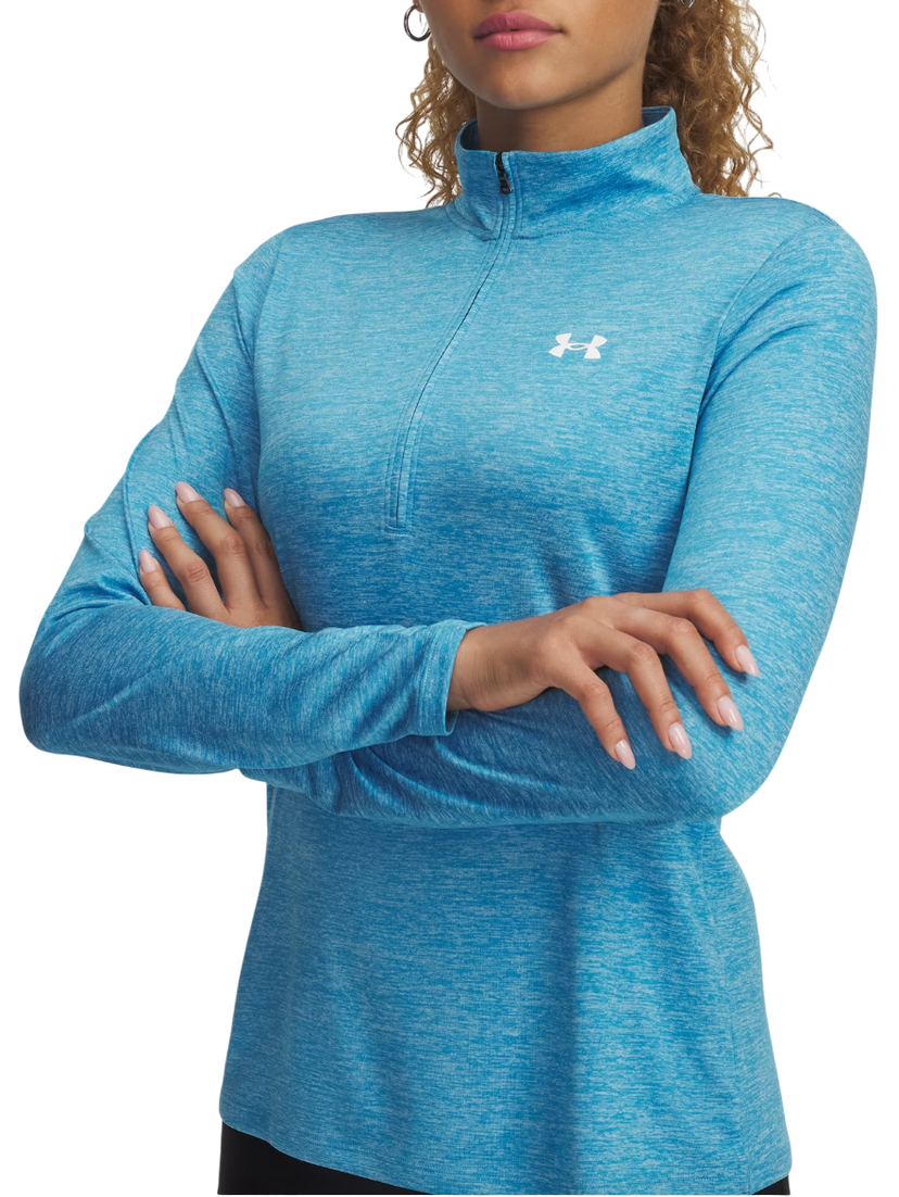 Суитчър Under Armour Under Armour Tech 1/2 Zip Sweatshirt Синьо | 1384225-452