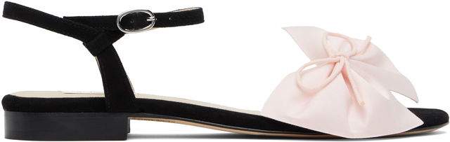 Repetto Janice Bow Suede Sandals