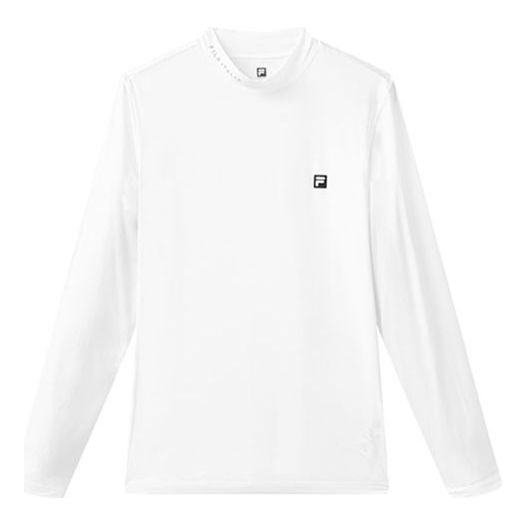 Тениска FILA Athletics Series Slim Fit Long Sleeve Shirt Бяло | A11M125201F-WT