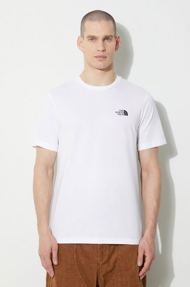 Тениска The North Face Simple Dome Print T-Shirt Бяло | NF0A87NGFN41, 0