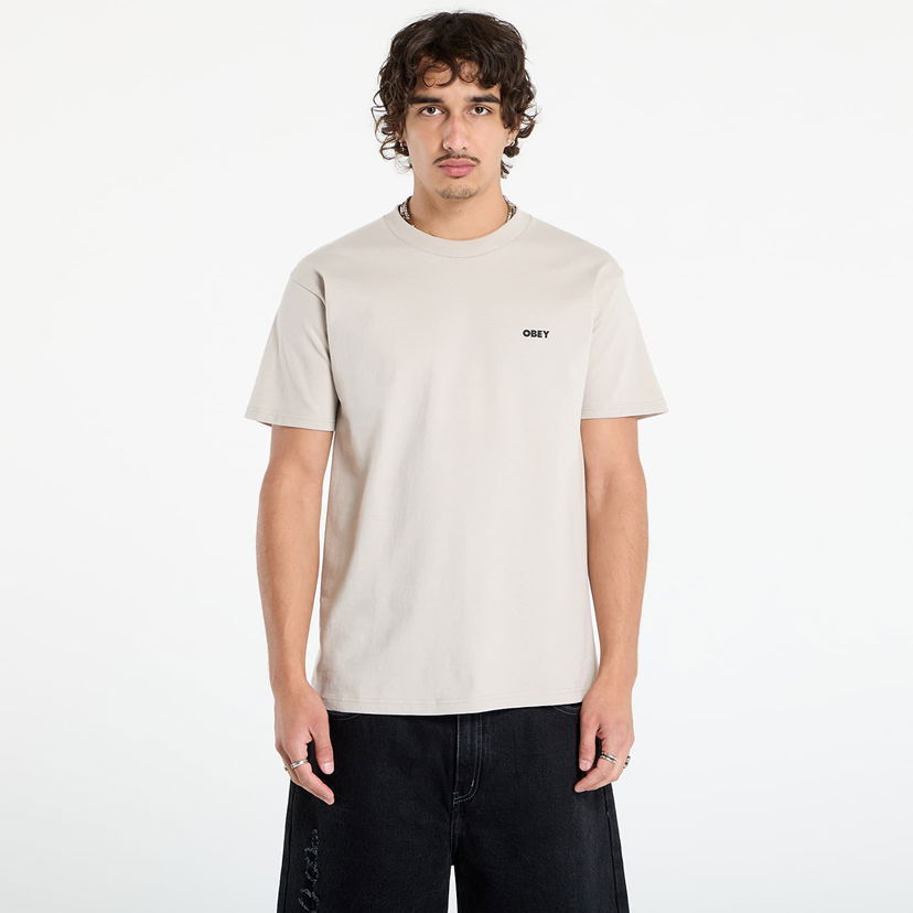 Тениска OBEY OBEY Visual Studios Tee Бежово | 165264231-SIG