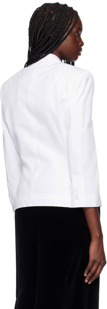 Яке Marni Marni Poplin Single-Breasted Blazer Бяло | GIMA0287SU TCY65, 2