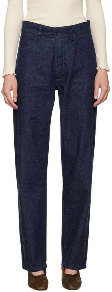 Дънки Baserange Tajo High-Rise Straight-Leg Jeans Синьо | TRIN-CO-AU24, 0