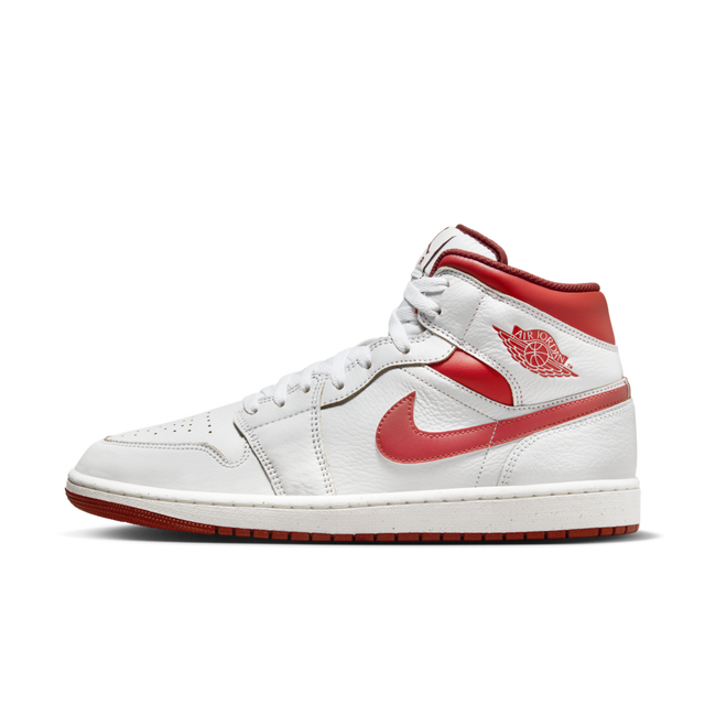 Air Jordan 1 Mid SE "White Dune Red"