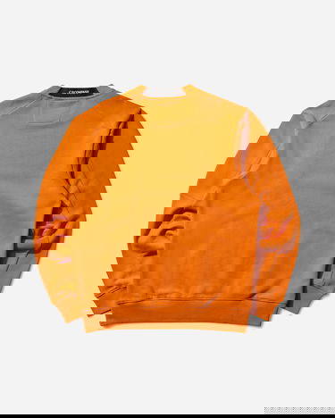Суитчър C.P. Company Diagonal Raised Fleece Crewneck Sweatshirt Оранжево
 | 19CMSS713A-005086W 434, 0