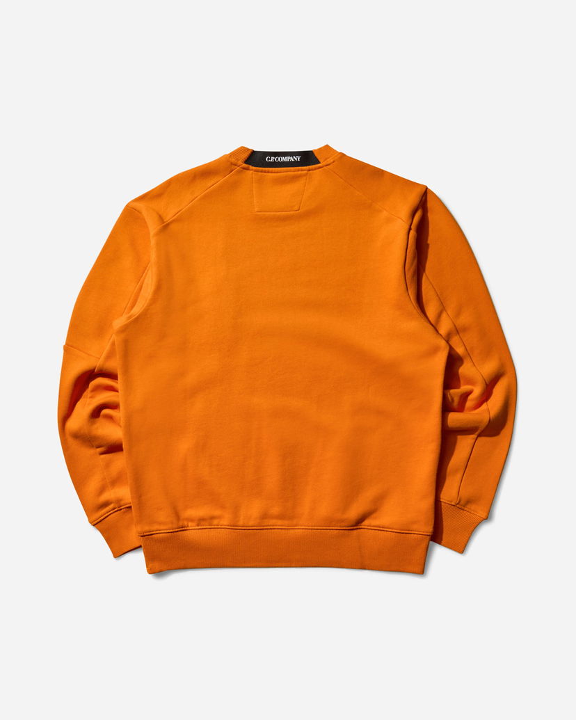 Суитчър C.P. Company Diagonal Raised Fleece Crewneck Sweatshirt Оранжево
 | 19CMSS713A-005086W 434