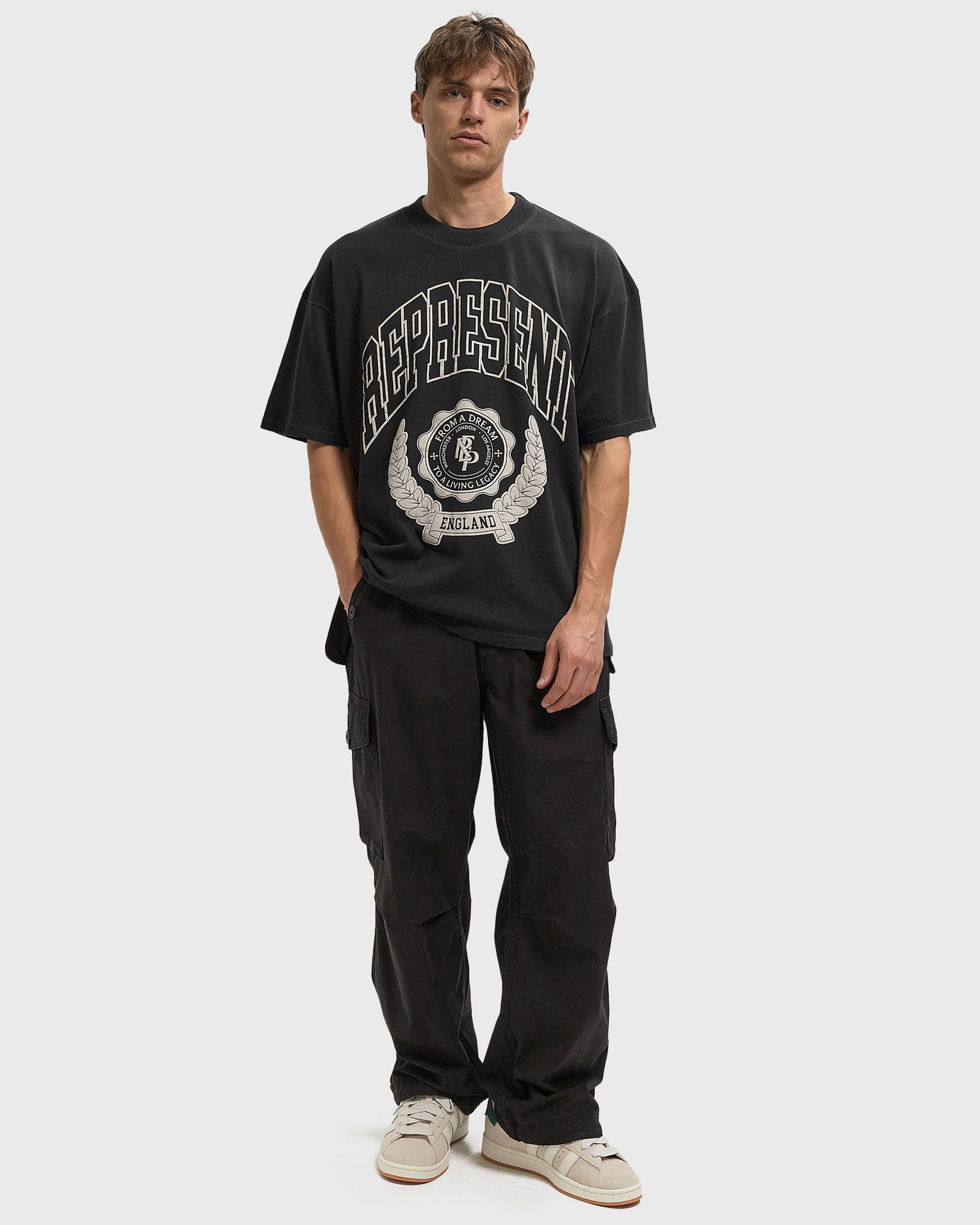 Тениска Represent Clo Legacy Crest England T-Shirt Черно | MLM100170-04, 1