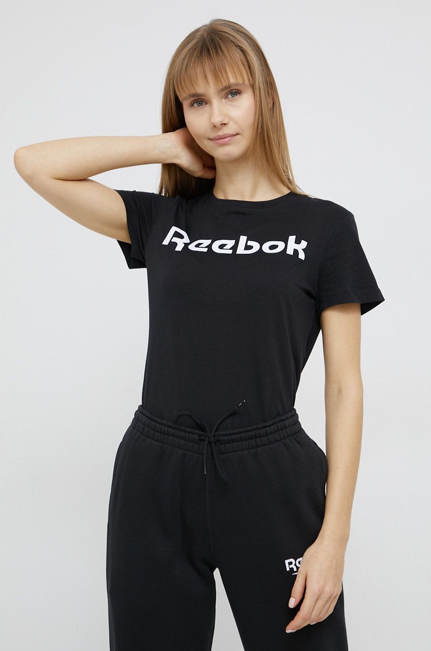 Тениска Reebok Reebok T-Shirt Черно | GU8329, 0
