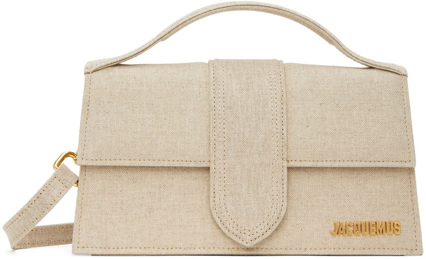 Чанта през рамо Jacquemus Le Papier 'Le Grand Bambino' Bag Бежово | 22H213BA007-3071, 0