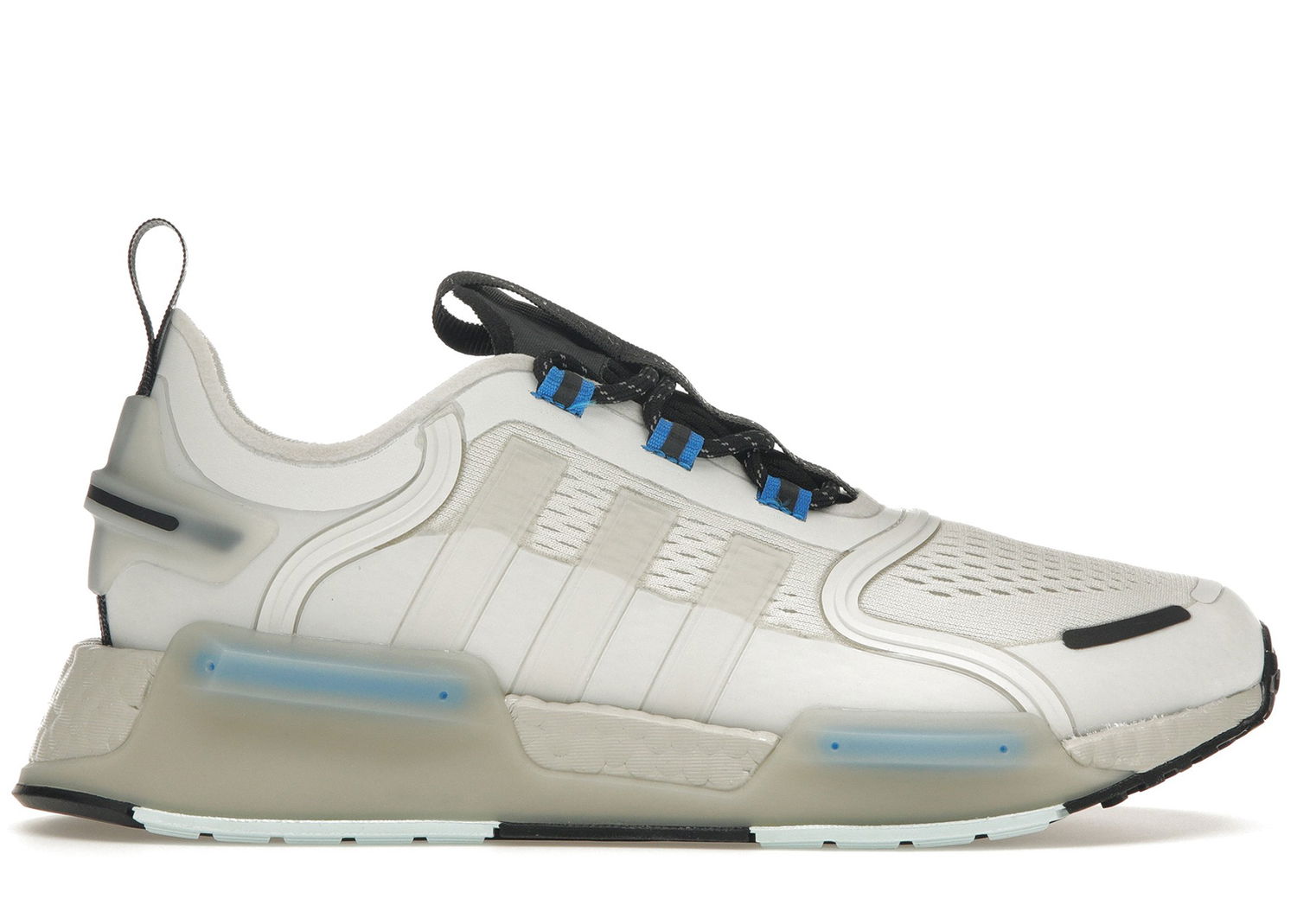 Кецове и обувки adidas Originals adidas NMD R1 V3 Crystal White Blue Rush Сиво | GX2086, 0