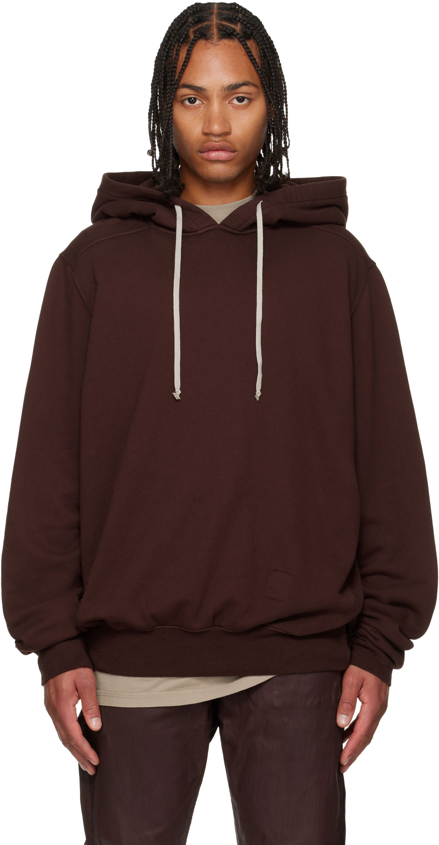 Суитчър Rick Owens DRKSHDW Concordians Jumbo Hoodie Кафяво | DU02E7274 RN, 0
