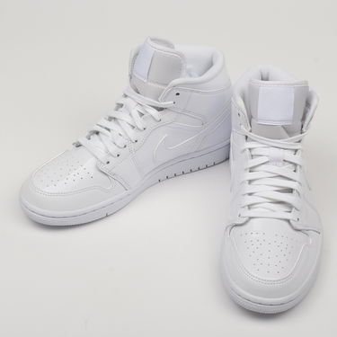 Кецове и обувки Jordan Air Jordan 1 Mid W Бяло | BQ6472-111, 2